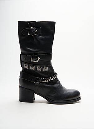 Bottines Noires En Cuir Mam'Zelle – Taille 40 – Neuves Avec Emballage – Talon 2-7 Cm – Style Enfiler