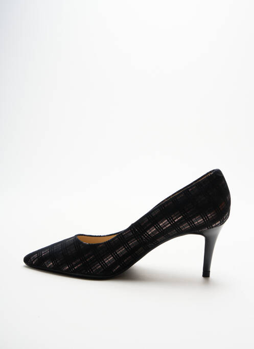 Escarpins tissage satiné talon de 7 à 9cm noir JB MARTIN femme