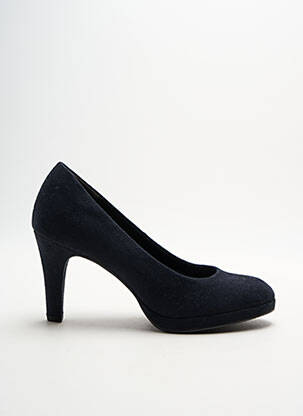 Escarpins talon aiguille talon de 7 à 9cm bleu MARCO TOZZI femme