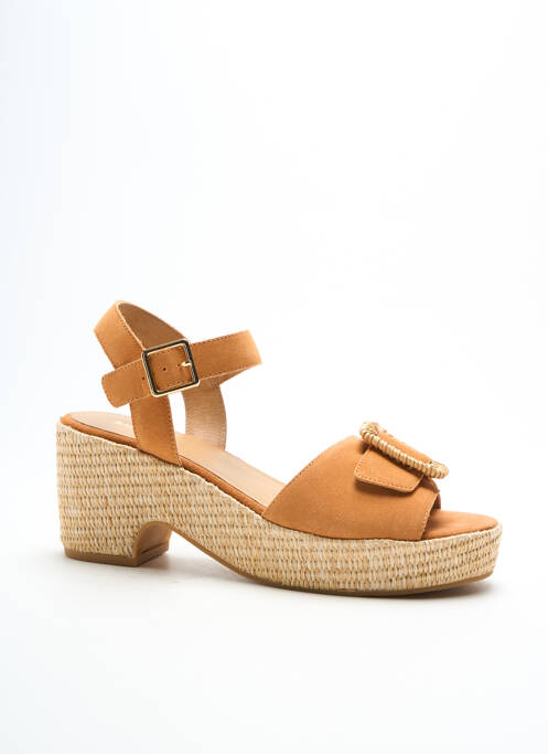 Sandales/Nu pieds orange SCHMOOVE pour femme