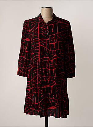 Robe courte manches 3/4 manches 3/4 noir DESIGUAL femme