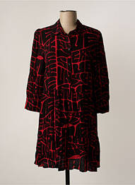 Robe courte manches 3/4 manches 3/4 noir DESIGUAL femme