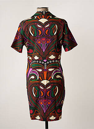 Robe courte manches courtes manches courtes violet DESIGUAL femme