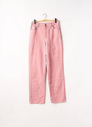 Jeans coupe droite taille haute taille haute rose NUMPH femme