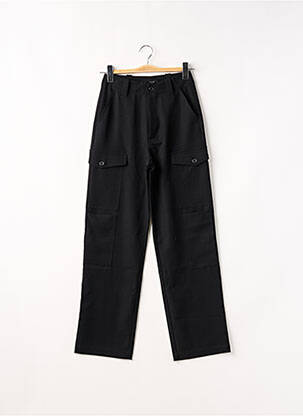 Pantalon cargo poches taille haute noir DESIGUAL femme