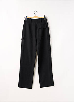 Pantalon cargo poches taille haute noir DESIGUAL femme