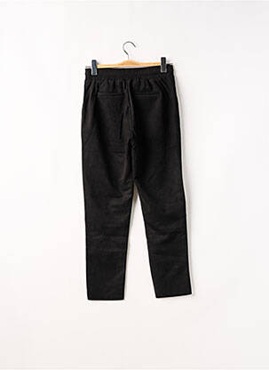 Pantalon droit stretch taille normale noir KAFFE femme