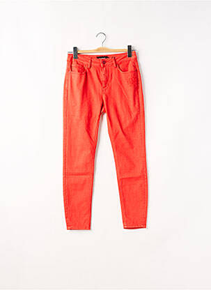 Jeans skinny taille normale taille normale orange DESIGUAL femme