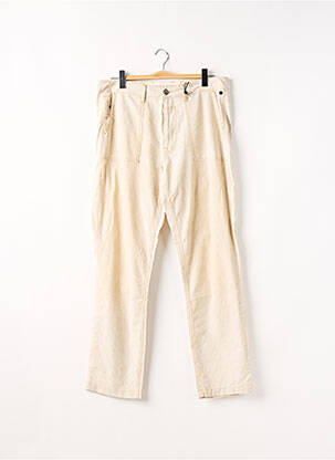 Pantalon droit stretch taille normale beige FREEMAN T.PORTER femme