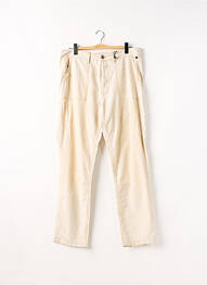 Pantalon droit stretch taille normale beige FREEMAN T.PORTER femme