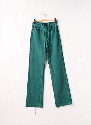 Jeans coupe large vert DESIGUAL pour femme