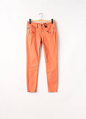 Jeans coupe slim orange FREEMAN T.PORTER pour femme