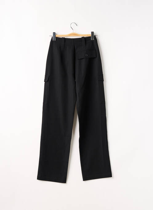 Pantalon cargo poches taille haute noir DESIGUAL femme