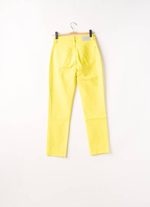 Jean coupe Mom jaune DESIGUAL pour femme