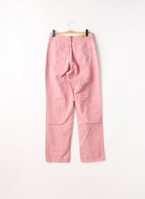 Jeans coupe droite rose NUMPH pour femme