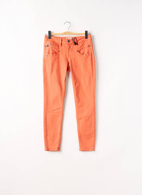 Jeans coupe slim orange FREEMAN T.PORTER pour femme