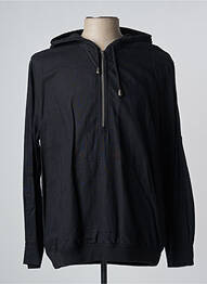 Sweat-shirt à capuche noir ELORA homme