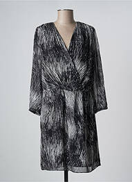 Robe mi-longue noir ELORA femme