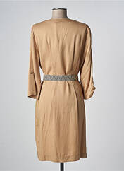 Robe mi-longue beige ELORA pour femme seconde vue