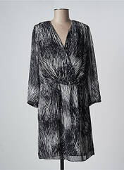 Robe mi-longue noir ELORA pour femme seconde vue