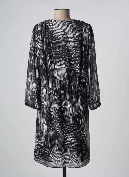 Robe mi-longue noir ELORA pour femme