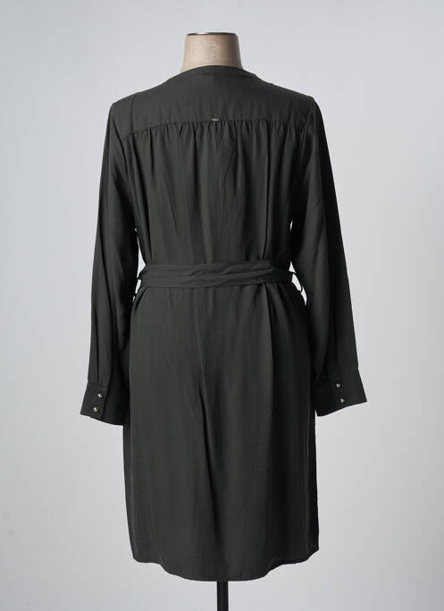 Robe mi-longue vert ELORA pour femme