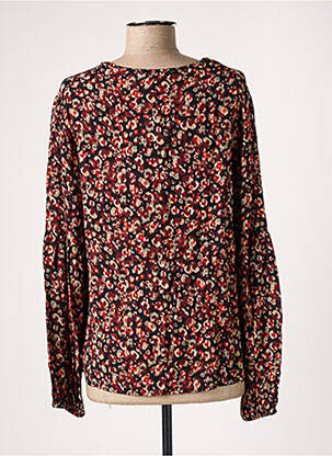 Top imprimé fantaisie manches longues rouge SIGNE NATURE femme