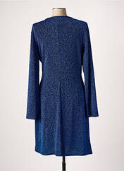 Robe mi-longue bleu LADY LOL pour femme seconde vue
