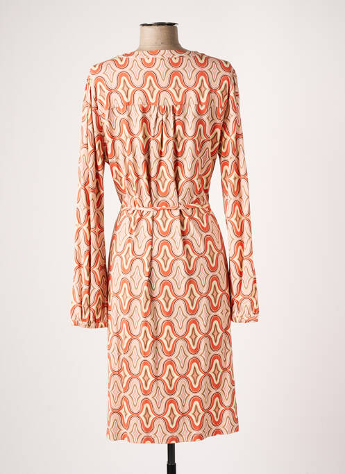 Robe mi-longue orange ESQUALO pour femme