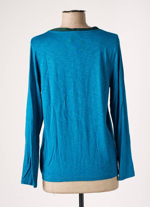 Top bleu ANGE pour femme