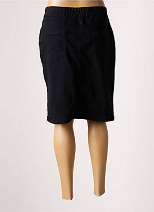 Jupe mi-longue stretch noir CONCEPT K femme