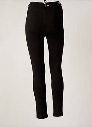 Pantalon slim tissage popeline taille normale noir GUESS femme