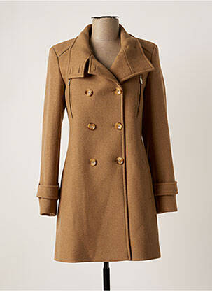 Manteau long marron SALSA pour femme