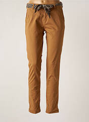 Pantalon chino marron LE TEMPS DES CERISES pour femme seconde vue