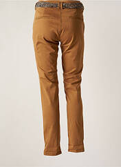 Pantalon chino marron LE TEMPS DES CERISES pour femme seconde vue