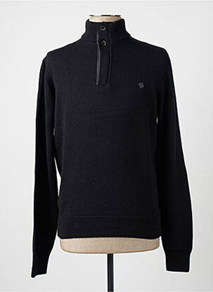 Pull stretch manches longues noir BENSON & CHERRY homme