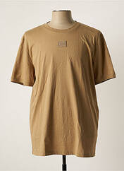 T-shirt beige HUGO BOSS pour homme seconde vue