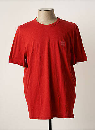 T-shirt rouge HUGO BOSS pour homme