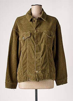 Veste casual coupe droite vert FREEMAN T.PORTER femme