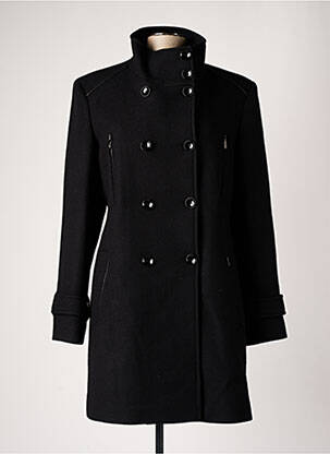 Manteau long noir SALSA pour femme