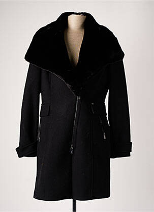 Manteau long noir SALSA pour femme