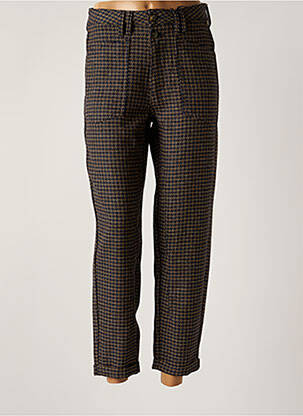Pantalon 7/8 taille haute taille haute bleu FREEMAN T.PORTER femme