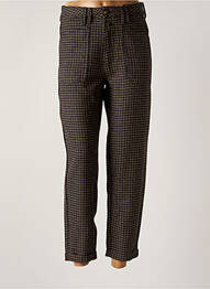 Pantalon 7/8 taille haute taille haute bleu FREEMAN T.PORTER femme