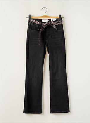 Jeans bootcut sélection denim taille haute noir FREEMAN T.PORTER femme