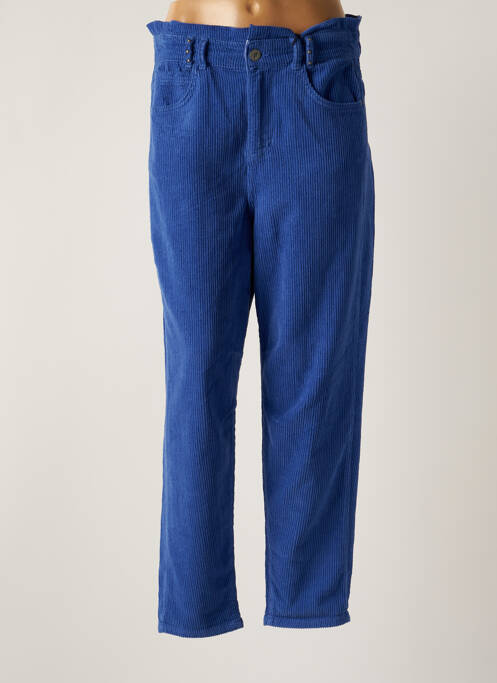 Pantalon droit bleu FREEMAN T.PORTER pour femme