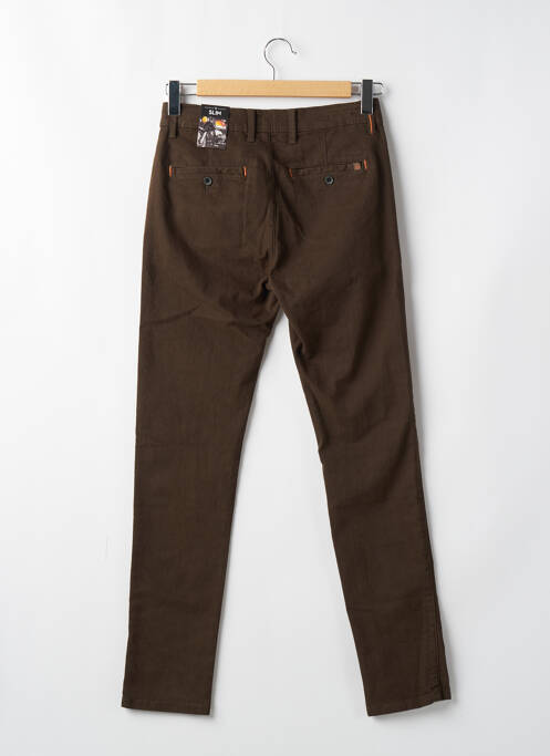 Pantalon slim vert BENSON & CHERRY pour homme