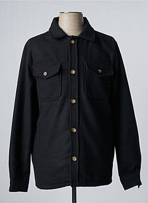 Veste casual fermeture boutonnée sur le devant noir BENSON & CHERRY homme