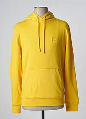 Sweat-shirt à capuche jaune HUGO BOSS pour homme seconde vue