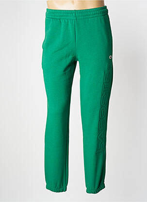 Jogging poches taille normale vert LACOSTE homme