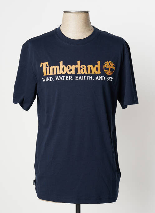 T-shirt bleu TIMBERLAND pour homme